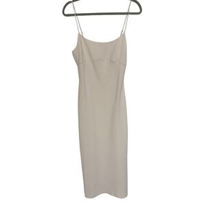 Wilfred Ivory Sleek Midi Dress